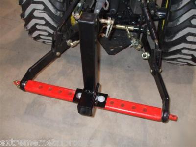 Tractor hitch converts 3 pt to a 2