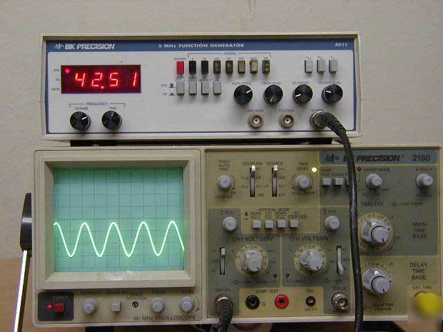 B&k precision 4011 5 mhz sweep function w/freq counter