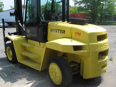 2002 hyster forklift 17,000 lbs