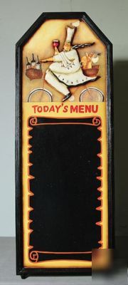 4 foot standing menu chalk board perfect for bistro
