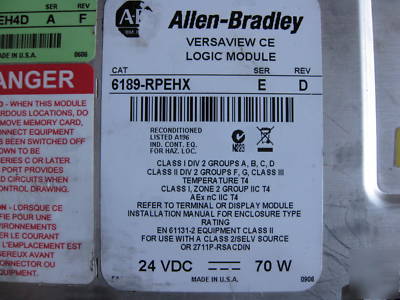 Allen bradley versaview ce 1500H 6182H-15BEH4D, nice 