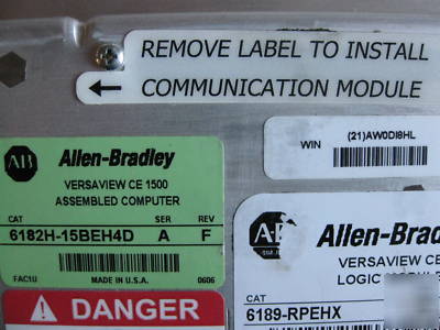 Allen bradley versaview ce 1500H 6182H-15BEH4D, nice 