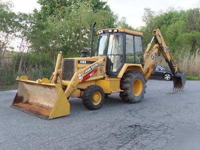 1995 john deere 410D 4X4 tractor loader backhoe 