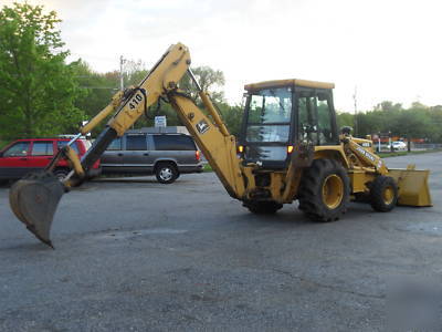 1995 john deere 410D 4X4 tractor loader backhoe 