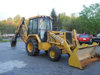 1995 john deere 410D 4X4 tractor loader backhoe 