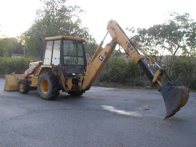 1995 john deere 410D 4X4 tractor loader backhoe 