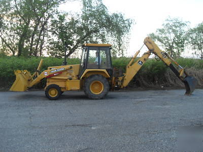 1995 john deere 410D 4X4 tractor loader backhoe 