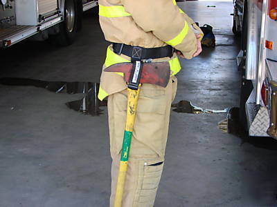 Firefighter sav-a-jake axe holster