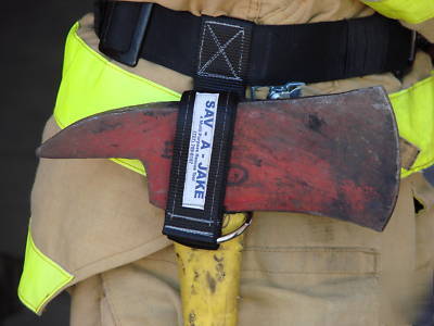 Firefighter sav-a-jake axe holster