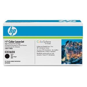 Hewlett packard toners 17K blk print cartridge - CE260X