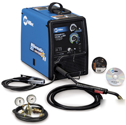 Millermatic 211 mig welder & cart # 907422011