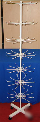Revolving 7 teir merchandise jewelry display stand rack