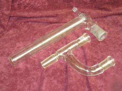 1 used pyrex 9040-24 and part of distillation apparatus