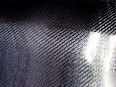 A4 size sheet of carbon fibre vinyl