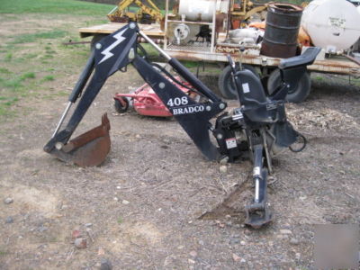 Bradco 408 backhoe attachment for tractors / skid steer