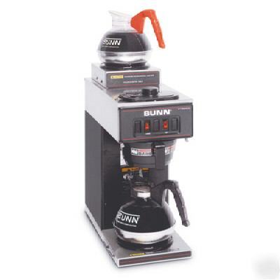 Bunn VP17-2 pourover coffee brewer with 2 warmer's & 2