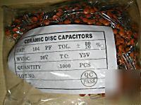 Disc ceramic capacitor 50V (1000 pieces)