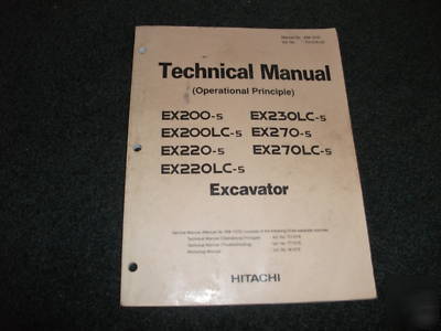Hitachi EX200LC-5 EX220LC-5 EX230LC-5 EX270LC-5 manual 