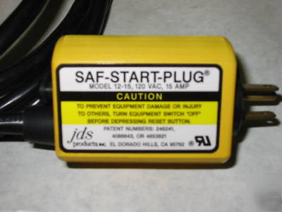 New jds products saf-start-plug model 12-15 120V 15 amp 