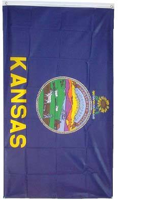 New large 2X3 kansas state flag us usa american flags