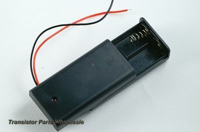 Pkg 4,2XAA 3V battery um-5 am-5 holder/case slide cover