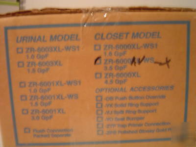 Zurn aquasense a closet model automatic flush valve