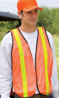 12 construction safety mesh vest 