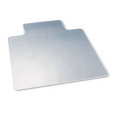 CM33233 chair mat low / med pile carpet 45W x 53H clear