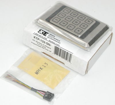 Essex pizoelectric keypad ktp-133-sn programmable s/s