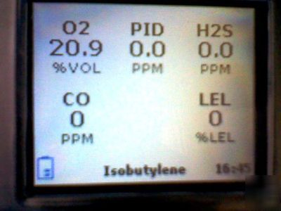 Industrial scientific MX6 ibrid multi-gas monitor,5 gas