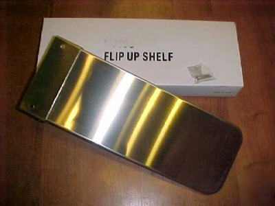 New flip up folding shelf tattoo phlebotomist stainless