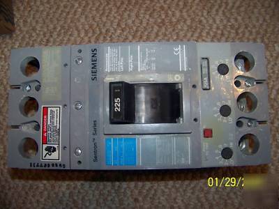 Siemens FXD63B225 225 amp 600 volt circuit breaker fxd