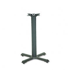 Single column cast iron base 22W x 22D x 27-7/8H blac