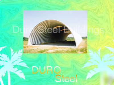 Duro steel machine barn 52X50X18 metal ag shed building