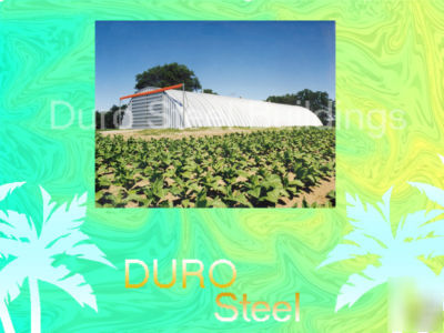 Duro steel machine barn 52X50X18 metal ag shed building