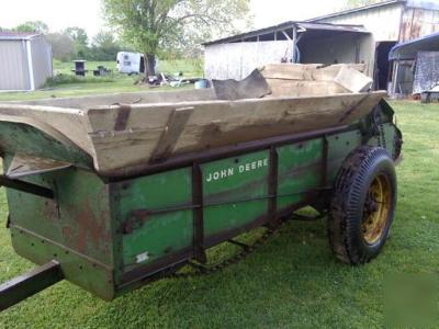 John deere lm series 1 antique manure spreader trailer