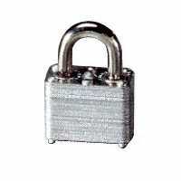 Master lock 1-1/2-inch keyed alike warded padlock, 2-pa
