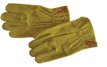 New six (6) pairs 100% cowhide leather work gloves