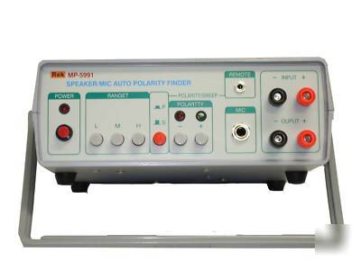 Speaker/microphone automatic polarity tester MP5991