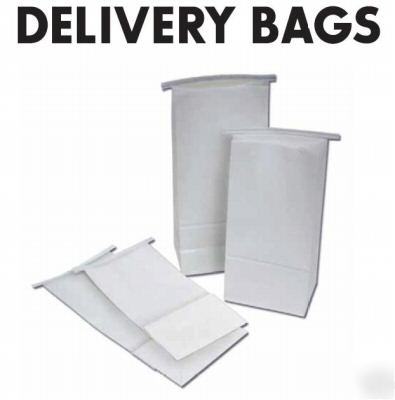 White dental delivery bags box of 500 bags waterproof 