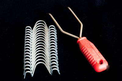 Fence fork & clips kit- 100CT barb woven tensile panels
