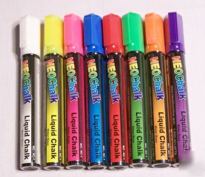 Neochalk - liquid chalkboard markers 8 neon colors
