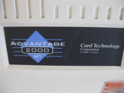Advantage 2000 M1 nbs datacard technology card embosser