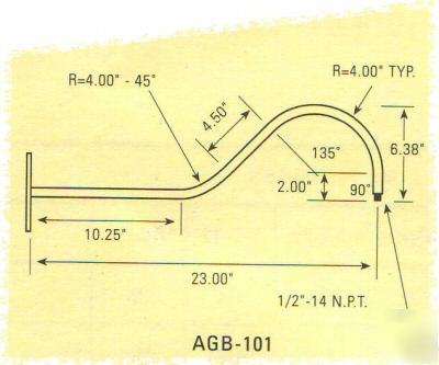 Ark agb-101 gooseneck & 16