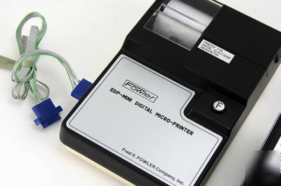 Fowler micro printer for digital electronic micrometers