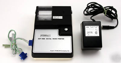 Fowler micro printer for digital electronic micrometers