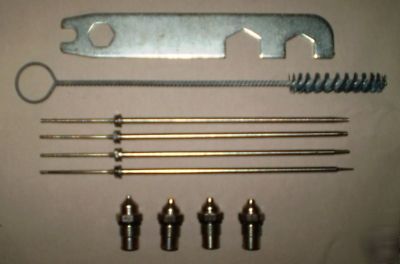 Hvlp spray gun replacement kit - (4) gun projector sets