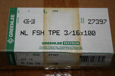 New greenlee 436-10 fish tape 
