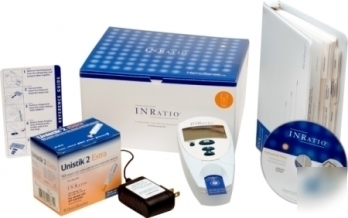 New hemosense inratio pt/inr monitor + 48 test strips 