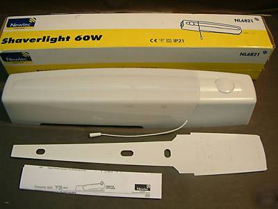 New lec IP21 shaverlight 60W white NL6821 bnib